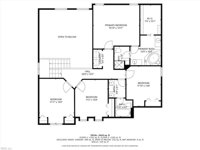 1028 Cathedral Dr, Suffolk, VA 23434 - view of floor plan / room layout