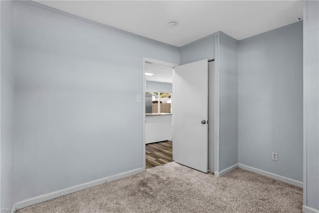1833 Darville Dr, Hampton, VA 23663 - carpeted spare room featuring a smoke detector and baseboards
