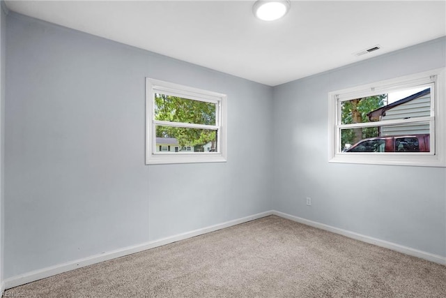 1833 Darville Dr, Hampton, VA 23663 - spare room featuring carpet and plenty of natural light