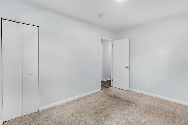 1833 Darville Dr, Hampton, VA 23663 - unfurnished bedroom featuring carpet floors and a closet