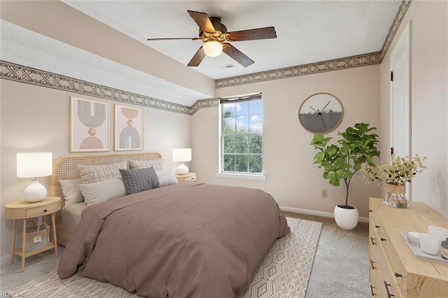 208 Sherbrooke Dr, Newport News, VA 23602 - carpeted bedroom featuring baseboards and ceiling fan