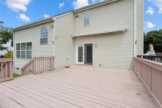 208 Sherbrooke Dr, Newport News, VA 23602 - view of wooden deck