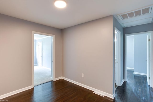 194 Railroad St, Williamsburg, VA 23185 - unfurnished room featuring dark wood finished floors and baseboards
