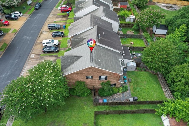 512 S Lake Cir, Chesapeake, VA 23322 - aerial view of property and surrounding area