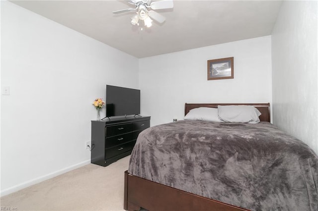 2405 Broadnax Cir, Chesapeake, VA 23323 - bedroom featuring light carpet and a ceiling fan