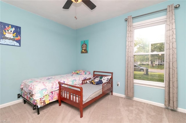 2405 Broadnax Cir, Chesapeake, VA 23323 - bedroom with carpet floors and ceiling fan