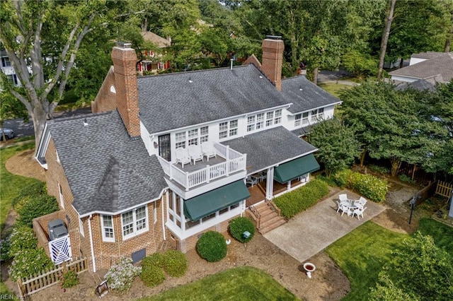 417 Peace Haven Dr, Norfolk, VA 23502 - view from above of property