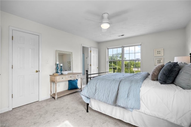 416 27th St, Virginia Beach, VA 23451 - bedroom with carpet flooring and a ceiling fan