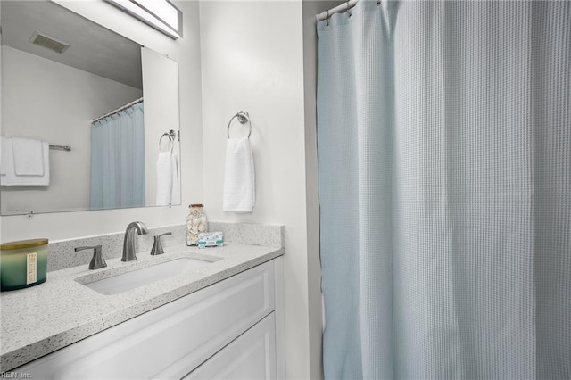 416 27th St, Virginia Beach, VA 23451 - bathroom with vanity and a shower with curtain