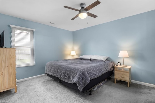 1601 Dominion Ct, Virginia Beach, VA 23453 - bedroom with carpet floors, multiple windows, and ceiling fan