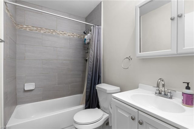 1601 Dominion Ct, Virginia Beach, VA 23453 - bathroom with shower / bath combination with curtain and vanity