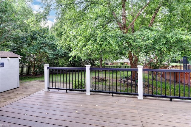 3248 Windsor Rdg, Williamsburg, VA 23188 - wooden deck with a fenced backyard