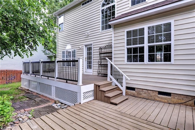 3248 Windsor Rdg, Williamsburg, VA 23188 - view of wooden terrace
