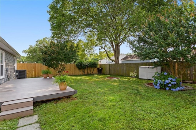 1121 Millay Ct, Virginia Beach, VA 23454 - fenced backyard with a deck