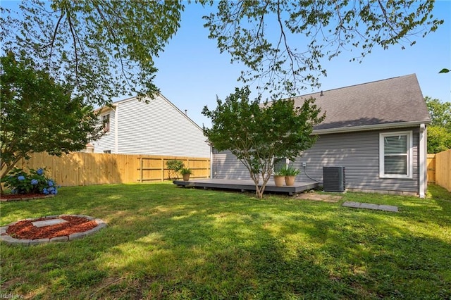 1121 Millay Ct, Virginia Beach, VA 23454 - rear view of house featuring a wooden deck and a fenced backyard