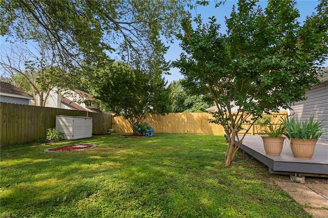 1121 Millay Ct, Virginia Beach, VA 23454 - fenced backyard featuring a wooden deck