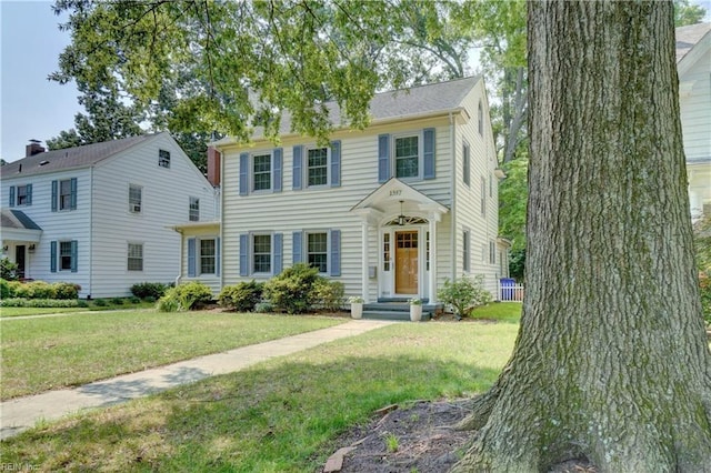 1357 Buckingham Ave, Norfolk, VA 23508 - colonial home featuring a front lawn