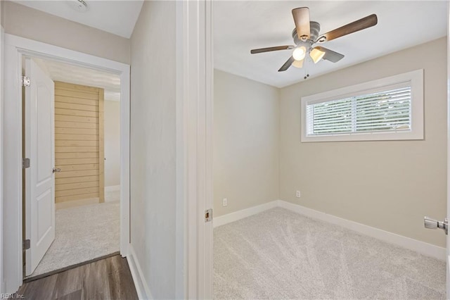 3332 Lusk St, Virginia Beach, VA 23464 - carpeted spare room with a ceiling fan and a smoke detector