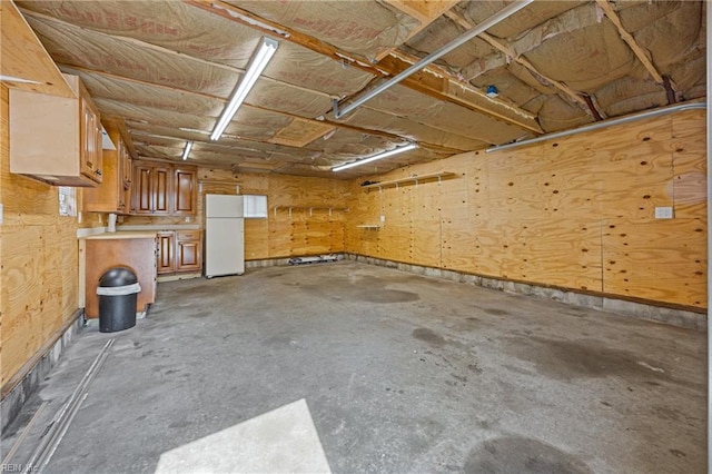 3332 Lusk St, Virginia Beach, VA 23464 - garage featuring freestanding refrigerator