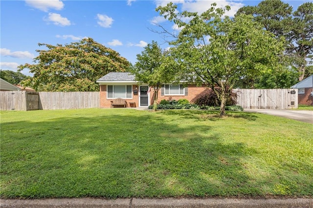 3332 Lusk St, Virginia Beach, VA 23464 - view of front of home featuring brick siding and a gate