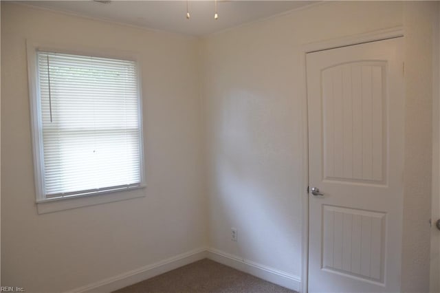 1910 N Lakeland Dr, Norfolk, VA 23518 - carpeted spare room featuring ornamental molding