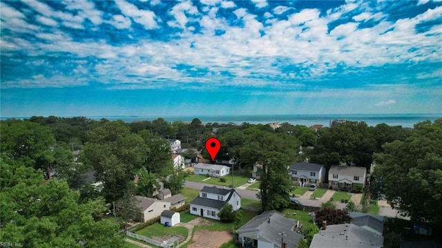 1220 E Balview Ave, Norfolk, VA 23503 - aerial view of residential area featuring a large body of water