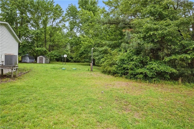 349 Pepper Cove Way, Susan, VA 23163 - view of green lawn with a storage shed
