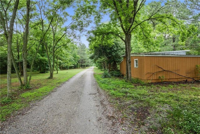 349 Pepper Cove Way, Susan, VA 23163 - view of dirt / gravel road