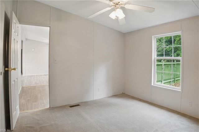 349 Pepper Cove Way, Susan, VA 23163 - carpeted empty room featuring a ceiling fan