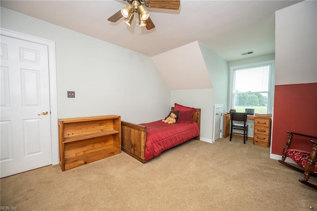 1040 Sanderson Rd, Chesapeake, VA 23322 - carpeted bedroom with ceiling fan and lofted ceiling