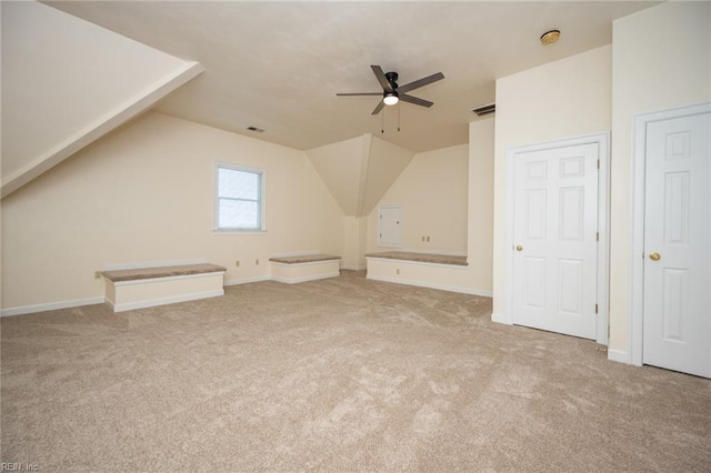 1040 Sanderson Rd, Chesapeake, VA 23322 - bonus room with ceiling fan, carpet flooring, and vaulted ceiling