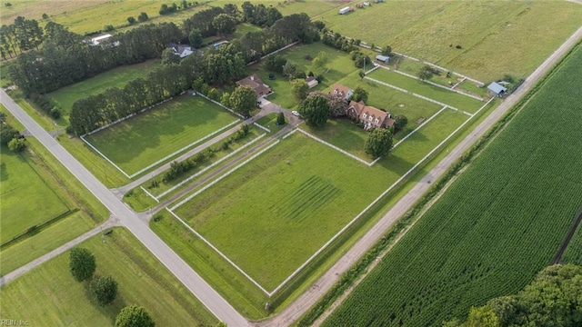 1040 Sanderson Rd, Chesapeake, VA 23322 - aerial view of sparsely populated area featuring abundant farmland