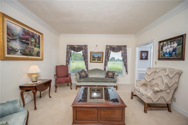 1040 Sanderson Rd, Chesapeake, VA 23322 - living area with light colored carpet and ornamental molding