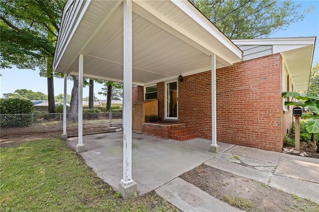 5813 Andrea Dr, Norfolk, VA 23518 - view of patio / terrace featuring a carport