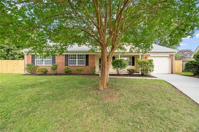 2001 Blackwell Ct, Virginia Beach, VA 23464 - view of front of property featuring brick siding, an attached garage, and driveway