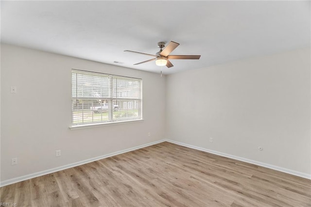 2001 Blackwell Ct, Virginia Beach, VA 23464 - spare room with light wood-style flooring and a ceiling fan