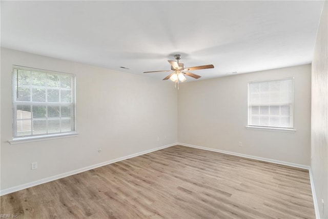 2001 Blackwell Ct, Virginia Beach, VA 23464 - empty room with ceiling fan and wood finished floors