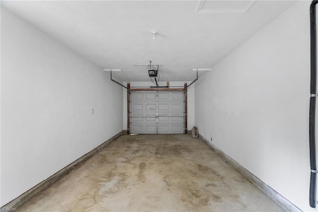 2001 Blackwell Ct, Virginia Beach, VA 23464 - garage featuring baseboards and a garage door opener