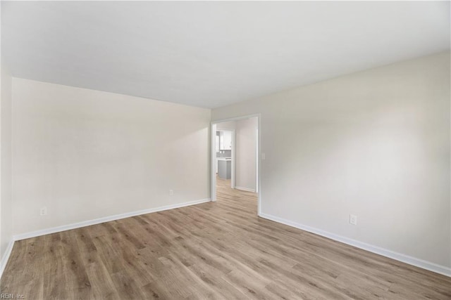 2001 Blackwell Ct, Virginia Beach, VA 23464 - spare room featuring light wood-type flooring and baseboards