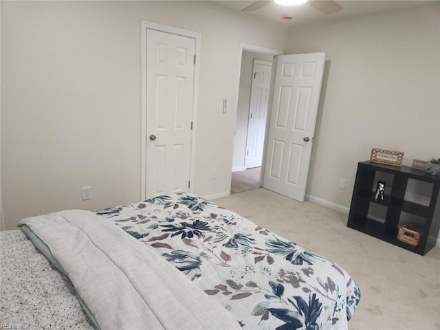 13031 Green Grove Ln, Newport News, VA 23608 - carpeted bedroom with ceiling fan and baseboards