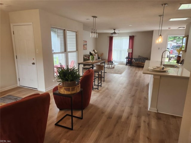 13031 Green Grove Ln, Newport News, VA 23608 - living room featuring light wood-style flooring