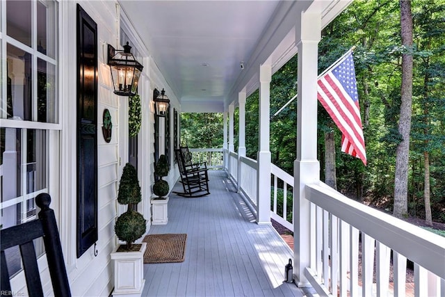 8265 Wrenfield Dr, Williamsburg, VA 23188 - view of wooden porch