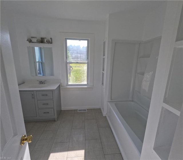 7276 Griffin Rd, Gloucester, VA 23061 - full bath with vanity and bathtub / shower combination