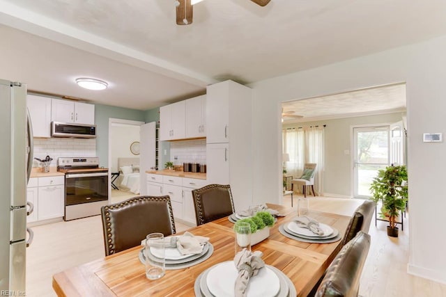 331 Silina Ct, Virginia Beach, VA 23452 - dining area with a ceiling fan