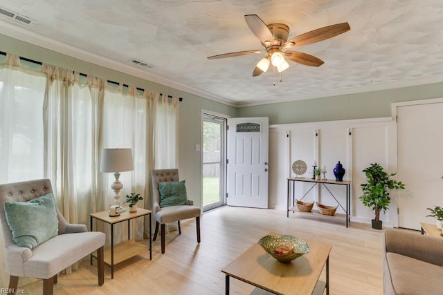 331 Silina Ct, Virginia Beach, VA 23452 - living area with ceiling fan and light wood-type flooring