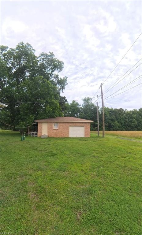 3244 Pruden Blvd, Suffolk, VA 23434 - view of green lawn with an outdoor structure