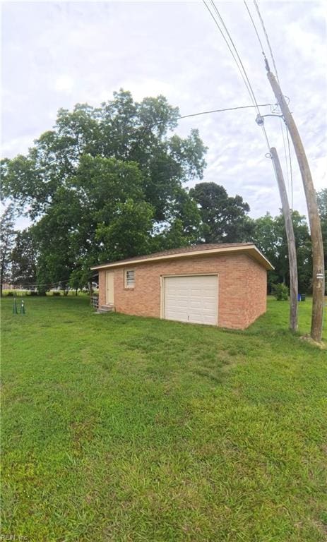 3244 Pruden Blvd, Suffolk, VA 23434 - view of green lawn featuring an outdoor structure
