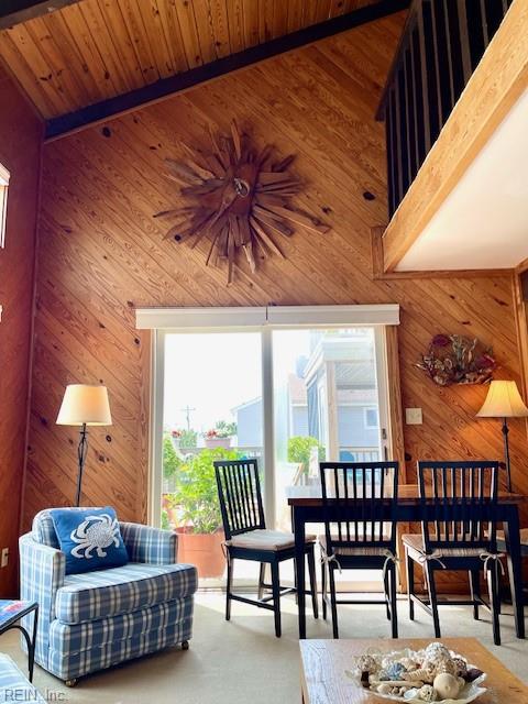 3225 Sandfiddler Rd, Virginia Beach, VA 23456 - living room featuring wooden walls