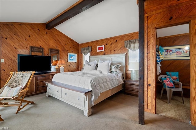 3225 Sandfiddler Rd, Virginia Beach, VA 23456 - bedroom with wood walls and carpet flooring
