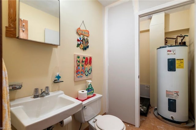 3225 Sandfiddler Rd, Virginia Beach, VA 23456 - half bath featuring electric water heater and a sink